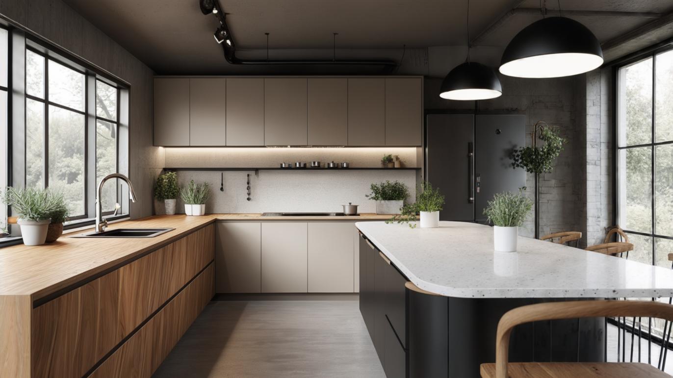 Cuisine avec deux plans de travail différents : Comment les intégrer ?